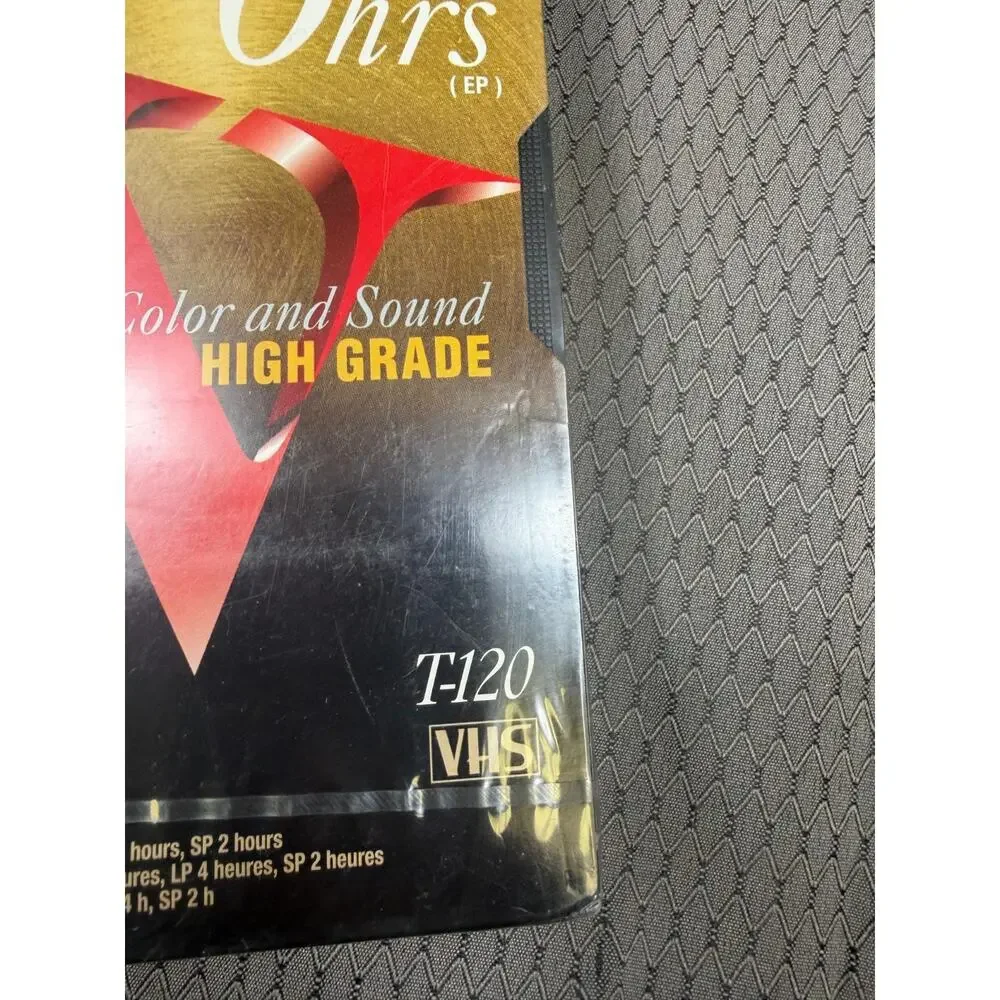 Sony T-120VF 6 Hrs (EP) Blank VHS Premium Grade NEW